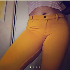 Mustard Yellow Jeggings